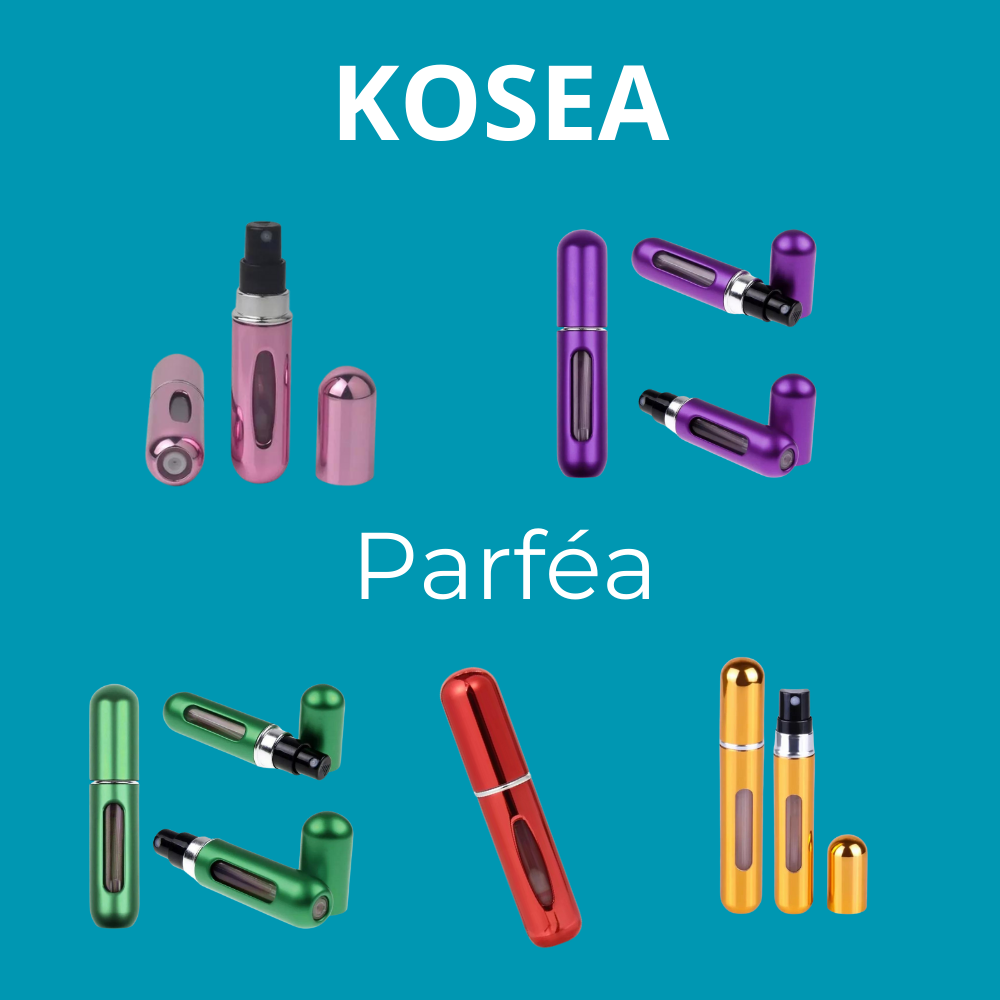 Parféa - Flacons rechargeables de poche｜Lot de 5 pour 19,90€