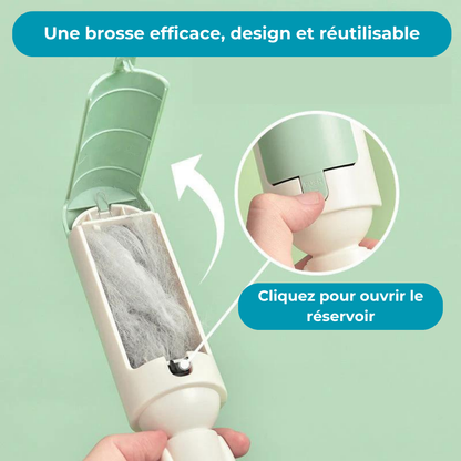 Brosse PoilNet, anti poils de chats et chiens